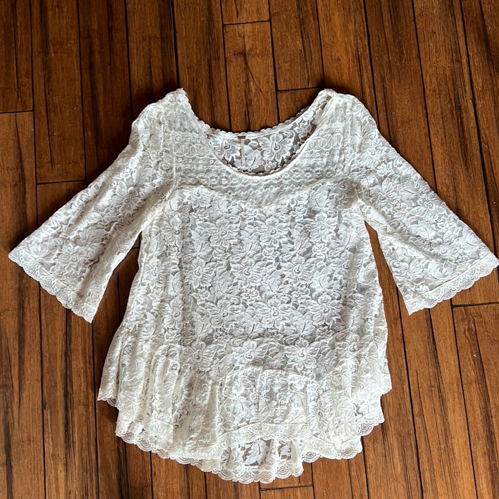 Free People Lace Tunic